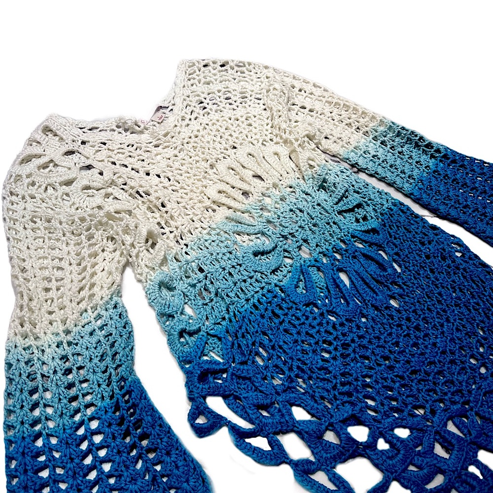 CROCHET OMBRE TOP 🩵